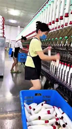 Textile Factory Magic! #shorts