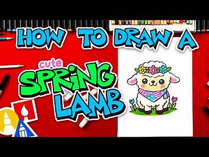 How TO Draw A Spring Lamb