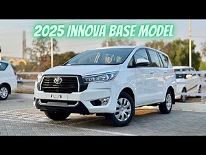 New 2025 Toyota Innova Crysta Base Model Review | Innova Crysta G
