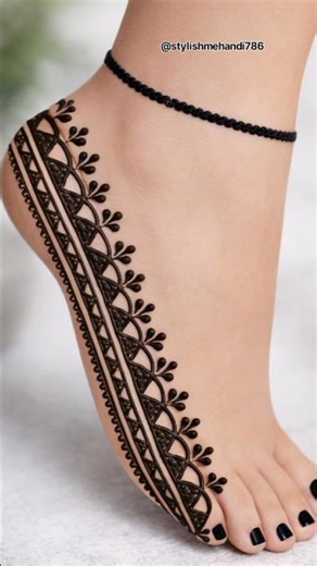 🌺 Navratri Celebration Mehndi for Feet