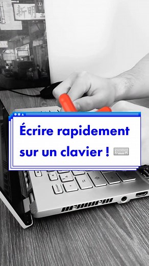 Vous arrivez à écrire sans regarder le clavier ? #keyboard #lifehack #dactylographie #techhacks #keybr