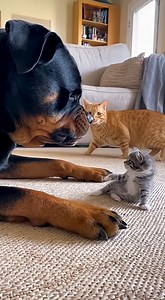 Cat Dominates Big Dog with a Single Swat Instant Peaceful Moment #facebookreels #viralreels #wildlife #dog #cat | Bella Snow