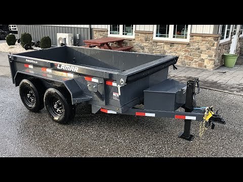 Lamar 5x10' Hydraulic Dump Trailer 9990# GVW DS601025