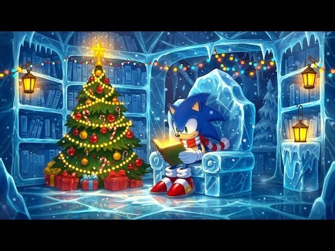 Sonic’s Winter Reading Night ❄️Soft Christmas Lofi for Peaceful Study 🌙 Cozy Lofi Beats
