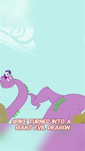 Spike Becomes a Giant Evil Dragon in My Little Pony