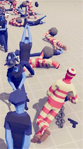 100x PRISONERS ⛓️‍💥 vs 👮 100x Police man #TABS