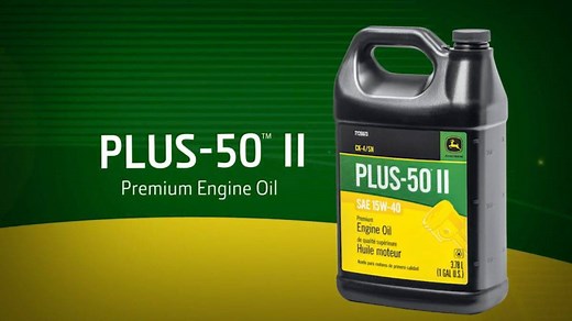 Reduce downtime and increase drain intervals with the oil designed by John Deere engineers to perform up to 500 hours^ in your John Deere machine. Only Plus-50™ II engine oil works this hard to keep your John Deere on the job as long as you are. Visit your John Deere dealer for more details.^*Conditions apply. Refer to https://bit.ly/2UdJSPC for details. Authorised under NSW Permit No. LTPS/19/32035; SA Permit No T19/195; ACT Permit No. TP 19/02696. | John Deere