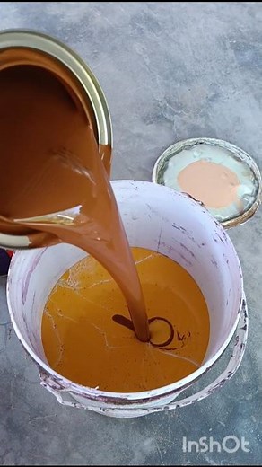 colour mixing golden brown