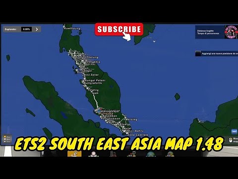 ETS2 South East Asia Map 1.48