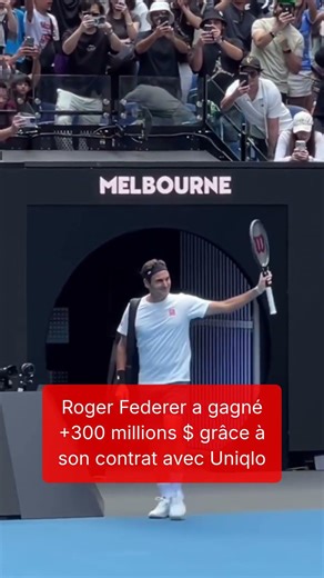 Roger Federer a gagné 20 Grand Chelem.\n\nMais peu de gens savent qu'il a gagné 3 fois plus d'argent e