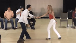 Talented Swing Dancers Pull Off An Impromptu Winning Routine