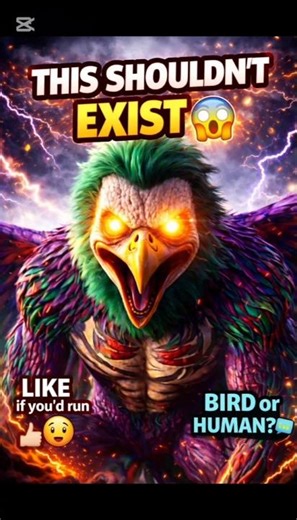 Real Human-Bird Monster Caught on Camera” ✅@FinversifyOfficial