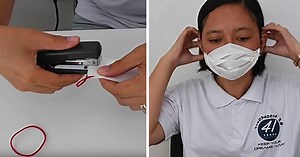 How to Make An Improvised Paper Towel Face Mask