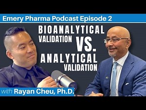 Bioanalytical method validation vs. analytical method validation by Dr. Ryan Cheu, director of chem.