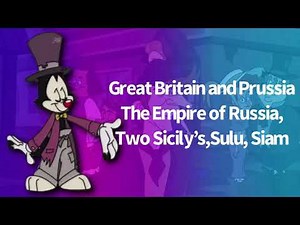 Yakko’s World Early 19th Century With Lyrics!