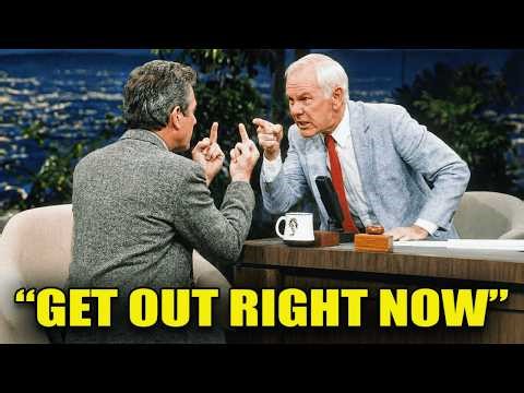 Johnny Carson Reveals 9 “Bastard” Guests He Banned for Life