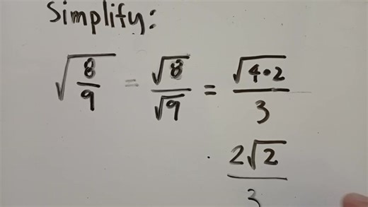 "Radicals got you feeling stressed? 😂 This video makes it easy to understand! #mathisfun #algebrahelp #simplifying" | Teacher RAY