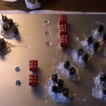 Gleisbildstellpult selbst gebaut.