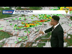 Tracking a low threat of severe storms Friday night, Alabama weather forecast turns freezing cold