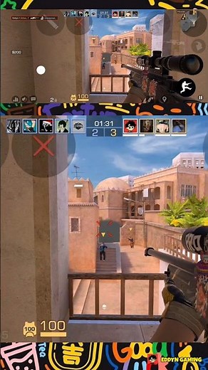 Through the smoke with the AWP. I saw him go that way and hit the shot. #standoff2gameplay