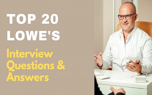 Top 20 Lowe's Interview Questions and Answers 2025 | ProjectPractical.com