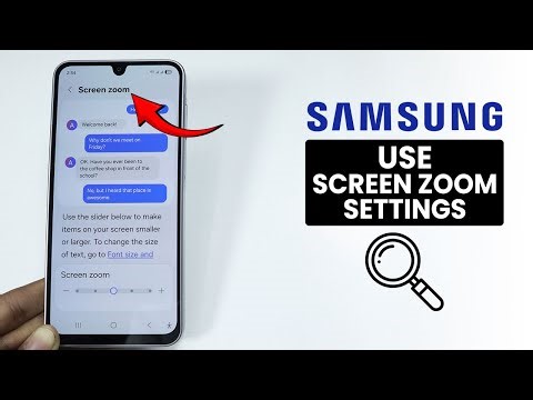 [OneUi 8] How to Use Screen Zoom on Samsung - Screen Zoom Setting