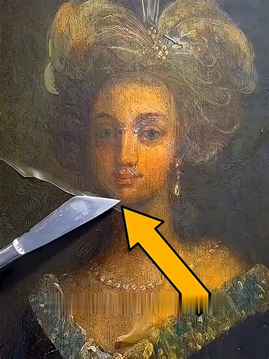 How to restore old paintings #phatseki