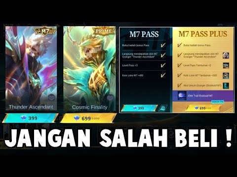 JANGAN SALAH BELI ! MENDING M7 PASS BIASA ATAU M7 PASS PLUS UNTUK DAPETIN SKIN M7 PRIME GRANGER !