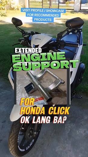 Extended Engine Support Honda Click - Increase Performance and Stability