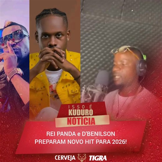 REI PANDA e D'BENILSON PREPARAM NOVO HIT PARA 2026! 🔥 Os artistas Rei Panda e D'Benilson estão em estúdio a preparar um novo trabalho musical para abrir o ano 2026 com chave de ouro! 🤩 O que podemos esperar dessa dupla explosiva? | Isso é Kuduro