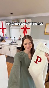 17K views · 388 reactions | What do you think?! 凉勺珞 #diy #cardboardfireplace #diyfireplace #christmasmagic #christmasfireplace DIY cardboard fireplace Cardboard fireplace DIY fireplace for Christmas How to make a fake fireplace How to make a cardboard fireplace | Tori Breen | Facebook