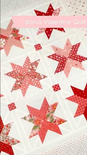 💘Turns out I had some leftover fabric from the 2025 Fig Tree Valentine Quilt!!💘 😊