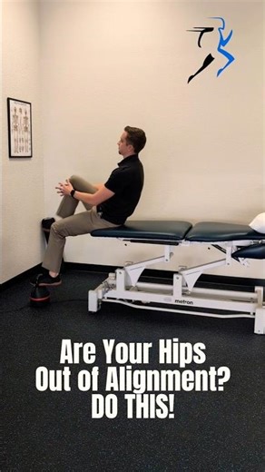 Are your hips out of alignment? Do this! #physicaltherapy #hippain #lowbackpain #phoenixpt