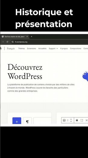 Historique et présentation de WordPress