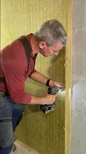 How to insulate basement walls like a pro with Rockwool Comfortboard: Start with battens.
