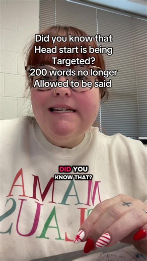 Trumps war on words has hit head start. If head start wants to continue to receive funding there are 200 words they can’t use.