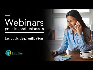 Webinar - Les outils de planification