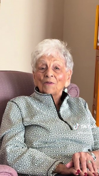 Replying to @cindyparrish765 I swear this was not meant to be an ad for @Mary Kay Inc. 😂🤷‍♀️. EDIT: I guess she did not win the pink Cadillac. She bought it! Oops #grandma #centenarian #birthday #marykay #birthdaygirl