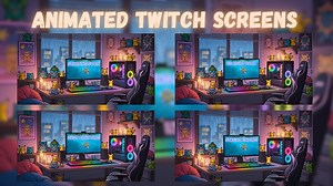 4x Animated Pokemon Twitch Screens | Twitch Stream Screen | Animated Screens | Stream Starting Soon | Stream Package | Be Right Back | - Etsy Canada