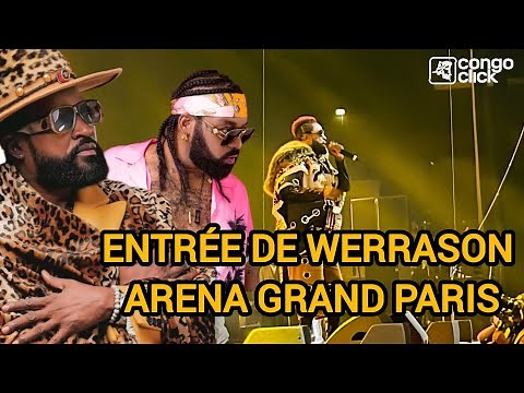 Entrée de Werrason sur scène à l'Arena Grand Paris - Un moment historique