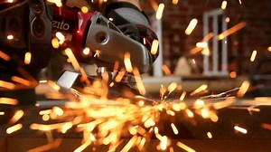 The 18V 125mm Brushless Angle Grinder is perfect for metal grinding applications such as resharpening mower blades, removing rust and cleaning up welds. Add a cutting disc to complete light cutting tasks. Check out the 18V 125mm Brushless Angle Grinder at your local Bunnings store today! | Ozito DIY