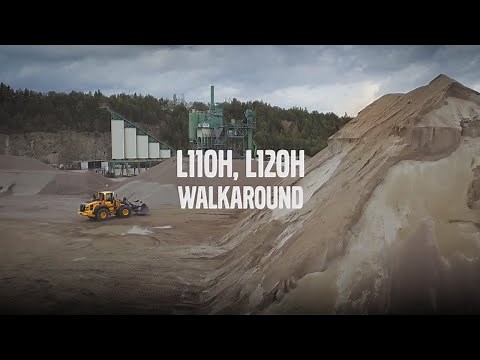 Volvo Wheel loaders H-Series: L110H and L120H Walk around video