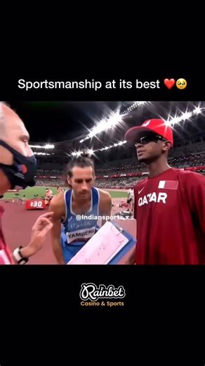 Iconic Sports Moments on Instagram: "At the Tokyo 2020 Olympics, the men’s high jump final delivered one of the most unforgettable moments in modern sports. Mutaz Essa Barshim of Qatar and Gianmarco Tamberi of Italy matched each other jump for jump, clearing 2.37m with flawless rhythm and refusing to break. After both missed their attempts at 2.39m, the officials offered them a jump-off—but Barshim asked a simple question: “Can we have two golds?” What followed became Olympic history. In a rare 