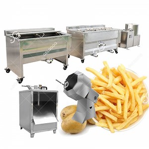 [Hot Item] Industrial Price Small Scale Semi Automatic Pringle Lays Frozen French Fries Maker Production Line Making Potato Chips Machine