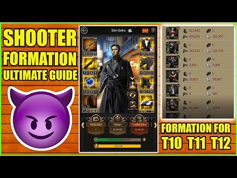 Ultimate Shooter Formation Guide Mafia City [ For Every Player ]😍🔥