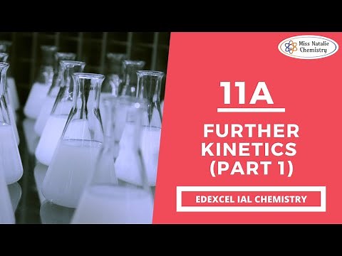 11A Further Kinetics (Part 1) - Edexcel IAL Chemistry (Unit 4)