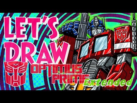 Let's Draw And Talk About Optimus Prime!