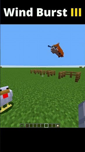 Wind Burst 3 vs 255 MACE in #minecraft