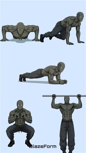 🔥 5 Best Home Exercises for Full Body Strength & Endurance 💪