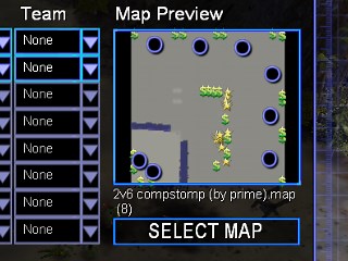 2v6 Compstomp map addon - Generals Zero Hour: Shell Maps mod for C&C: Generals Zero Hour